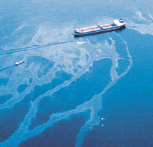 Exxon Valdez oil tanker